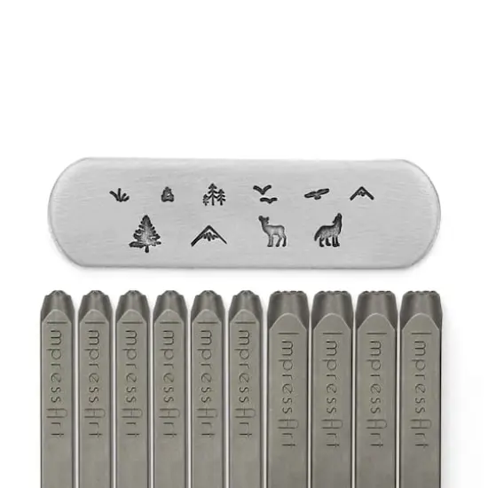 ImpressArt&reg; Nature Metal Stamps Pack {3}