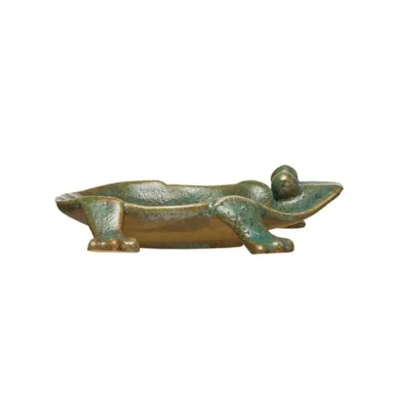 Hello Honey&reg; Green Glazed Footed Frog Dish {4}