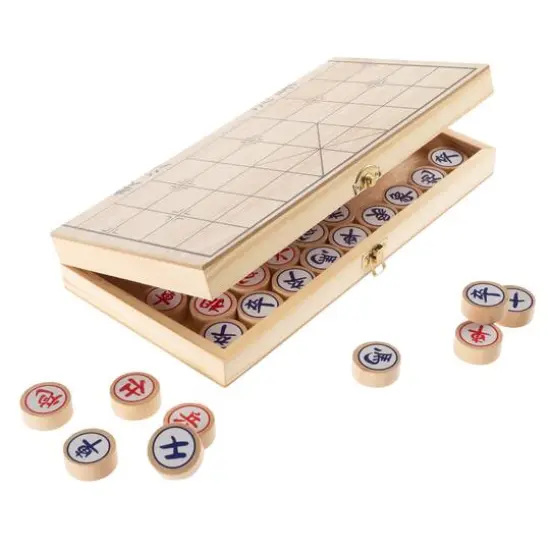 Toy Time Wooden Chinese Chess Board Game {5}