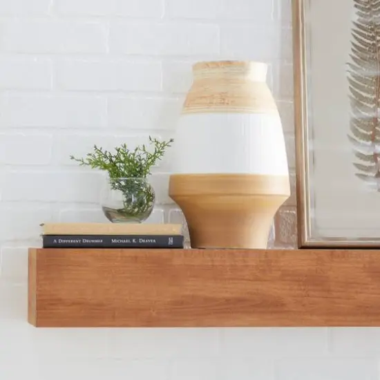 Tan Ceramic Coastal Style Vase, 13" x 9" x 9" {8}