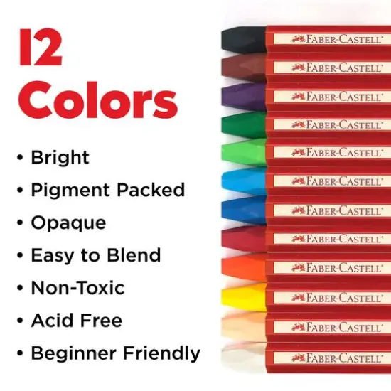 Faber-Castell&reg; 288-Piece Oil Pastels School Pack {3}