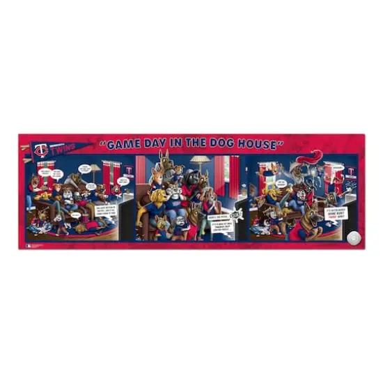 MLB Game Day in the Dog House 1,000 Piece Puzzle Minnesota Twins {5}