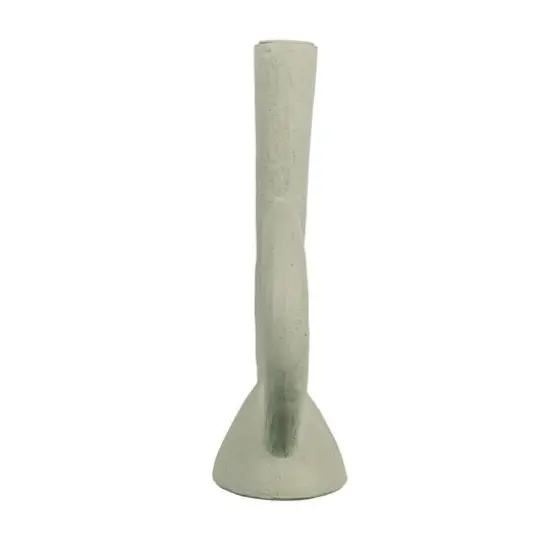 Hello Honey&reg; 10" Ivory Modern Sculptural Taper Candle Holder {6}