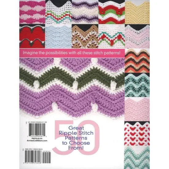 Annie's Crochet 50 Ripple Stitches Book {3}