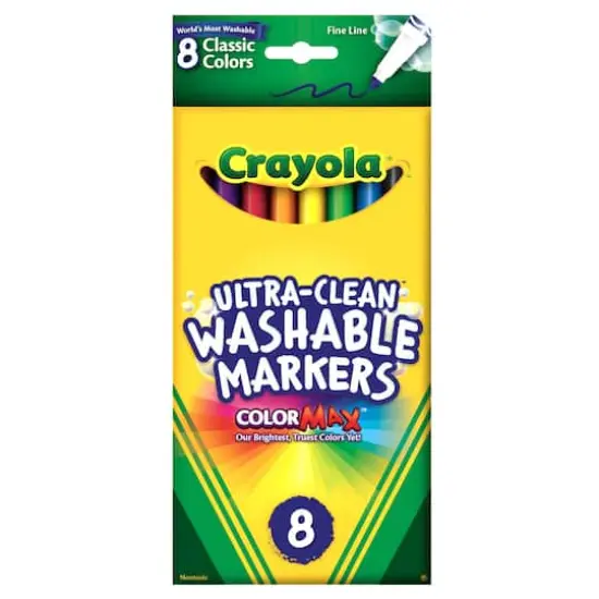 Crayola&reg; Washable&trade; Classic 8 Color Fine Line Marker Set {1}
