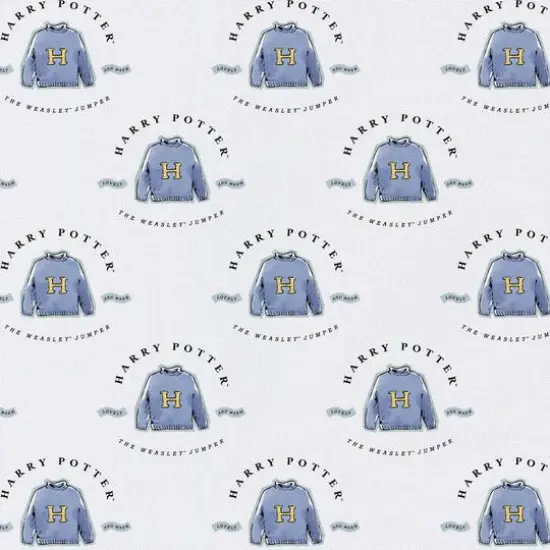 Harry Potter Watercolor Sweater Precut Cotton Fabric {1}