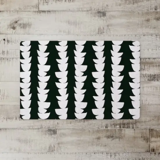 Monochromatic Stacked Bowls 27" x 18" Floor Mat {3}