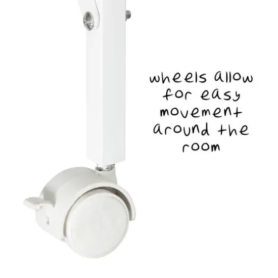 Honey Can Do White 5-Tier Rolling Clothes Drying Rack {5}