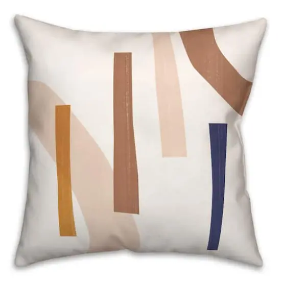 Fall Abstract Arches & Lines Indoor/Outdoor Pillow {1}