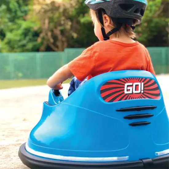 The Bubble Factory Electric RC Kids Ride-On Bumper Car {8}