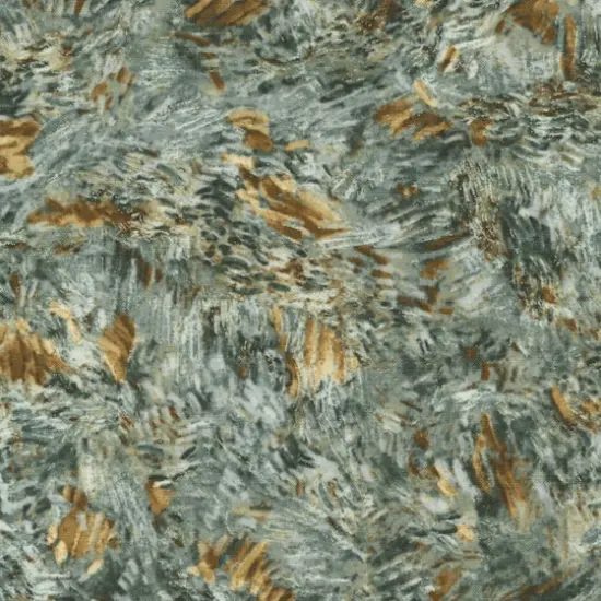 Robert Kaufman Silver & Yellow Brush Strokes Cotton Fabric {1}