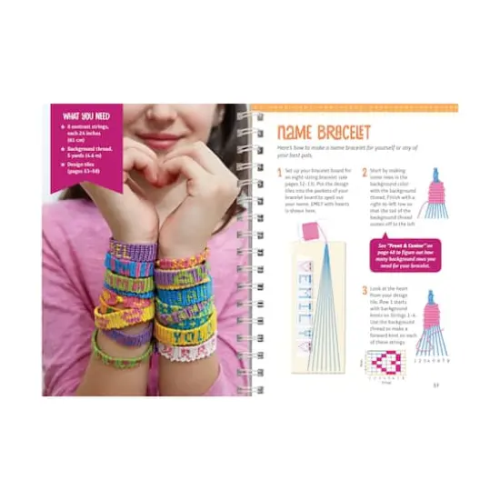 Klutz&reg; Personalized Friendship Bracelets Kit {7}