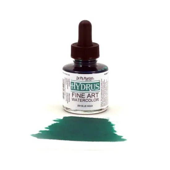 Dr. Ph. Martin's® Hydrus™ Fine Art Watercolor, 1oz. 35H Blue Aqua {4}