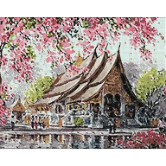 Wizardi Pagoda Diamond Painting Kit {1}
