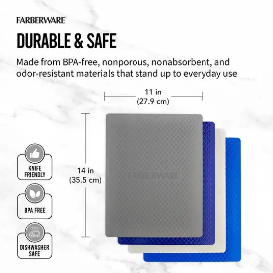 Farberware Non Slip Flexible Mats, 4ct. {7}