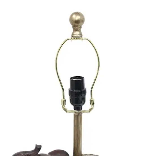 Lalia Home 20.5" Elephant Table Lamp with Fabric Shade {7}