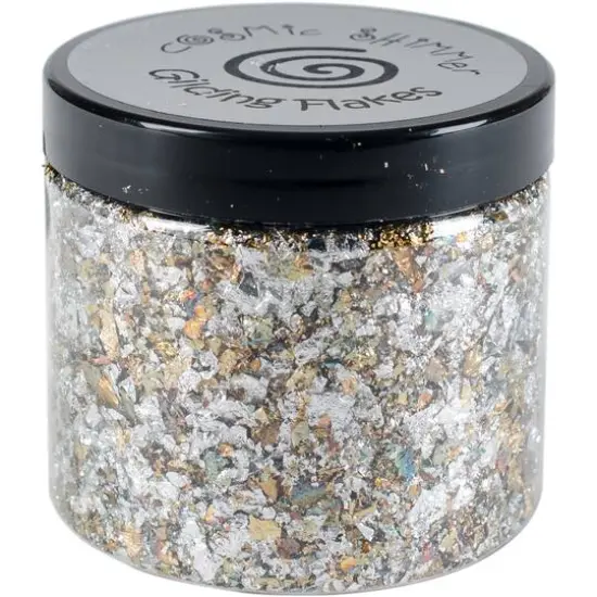 Creative Expressions Cosmic Shimmer Gilding Flakes, 200mL Silver Dream {1}