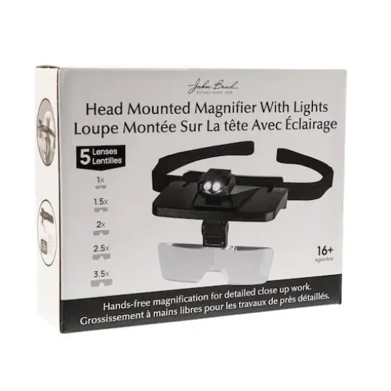 John Bead Head Mounted Magnifier with Lights {3}