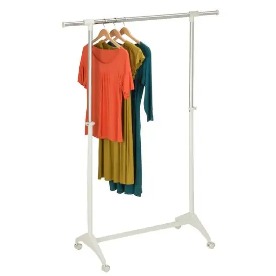 Honey Can Do White Modern Garment Rack {1}