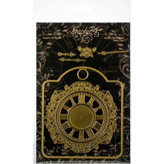 Graphic 45 Staples Dies-Square Tag & Clock {1}