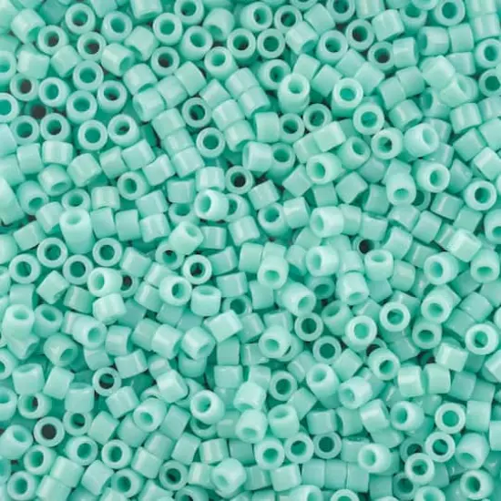 John Bead 11/0 Miyuki Delica Glass Seed Beads, 5g Turquoise Sea Opal Opaque {1}