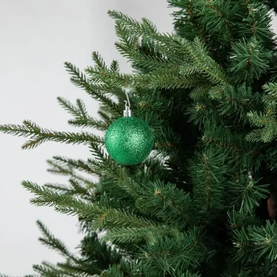 Glitzhome&reg; 18 Pack Whimsical Red & Green Deluxe Large Ornaments {7}