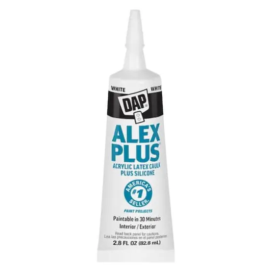 DAP&reg; Alex Plus 2.75oz. Acrylic Latex Caulk Plus Silicone {3}