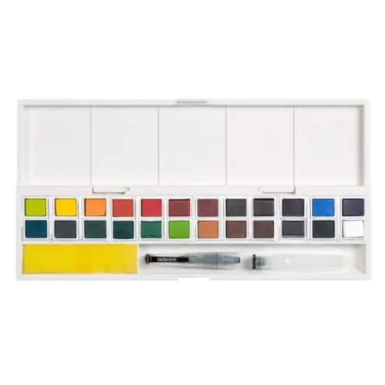 Derwent&reg; Inktense 24 Color Paint Pan Set {2}