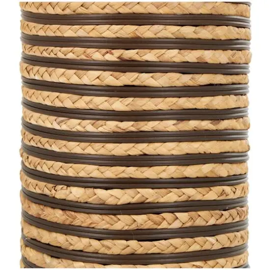 32" Brown Seagrass Handmade Vase {3}