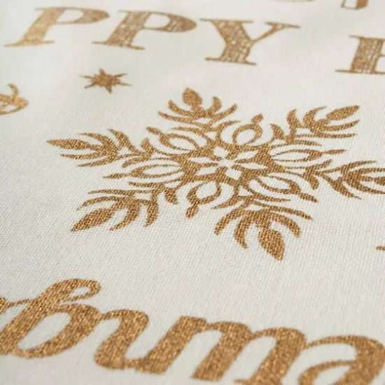 DII&reg; Gold Christmas Collage Dishtowel Set {7}