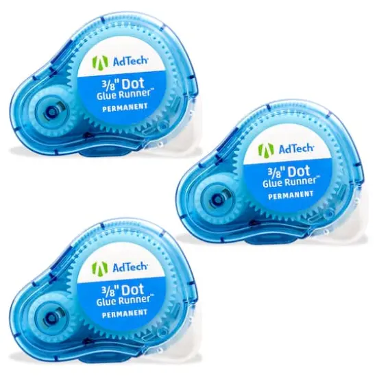 AdTech&reg; Permanent 3/8" Dot Glue Runner&trade;, 3ct. {1}