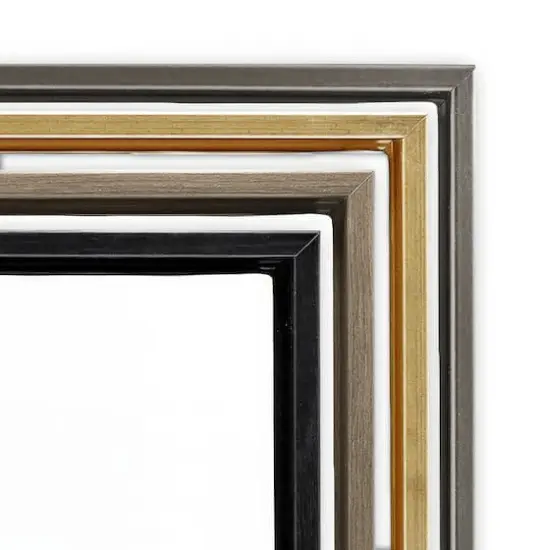 Stupell Industries Classic Americana Flags Floater Framed Art Gray {7}