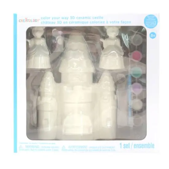 Ceramic Castle Craft Kit by Creatology&trade; {3}