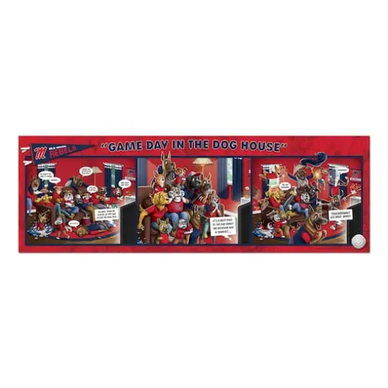 College Game Day in the Dog House 1,000 Piece Puzzle Mississippi Rebels {5}