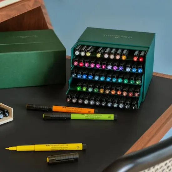 Faber-Castell Pitt Artist 60 Color Brush Pen Studio Box Set {4}