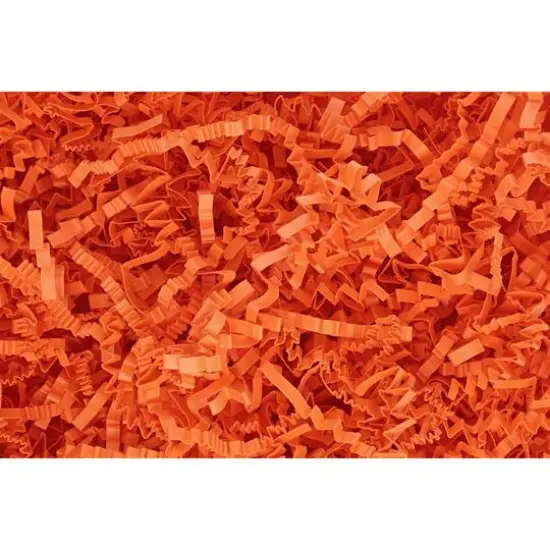 Essentials by Leisure Arts Crinkle Shred Box, 10lb. Tangerine {1}