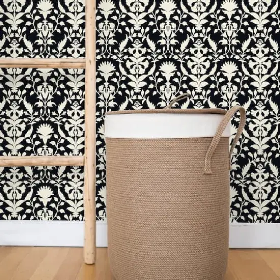 Surface Style Peacefulness Peel & Stick Wallpaper Noir {5}