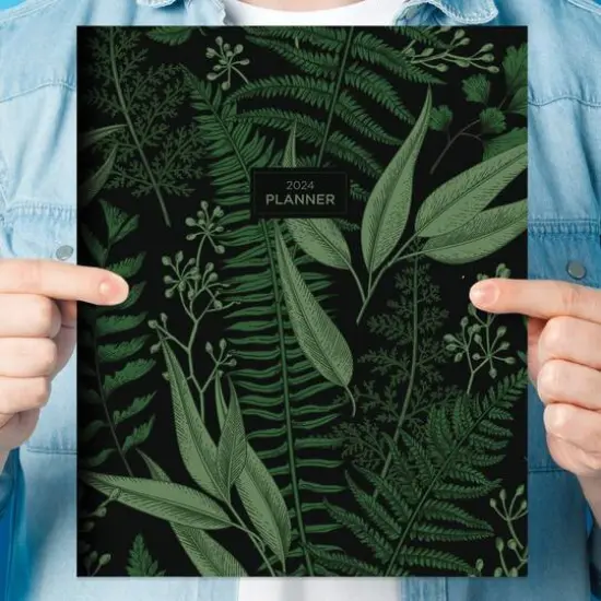 2024 Botanical Dream Large Monthly Planner {7}