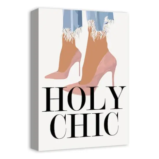 Holy Chic Canvas Wall Art {3}