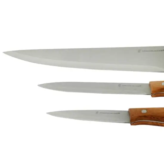 Gibson Home&reg; Seward 3-Piece Stainless Steel Cutlery Set with Wood Handles {4}