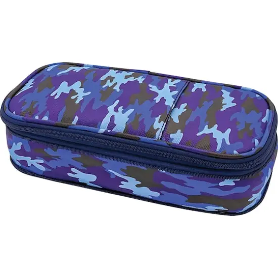 Teacher Created Resources Blue Camo Pencil Cases, 3ct. {3}