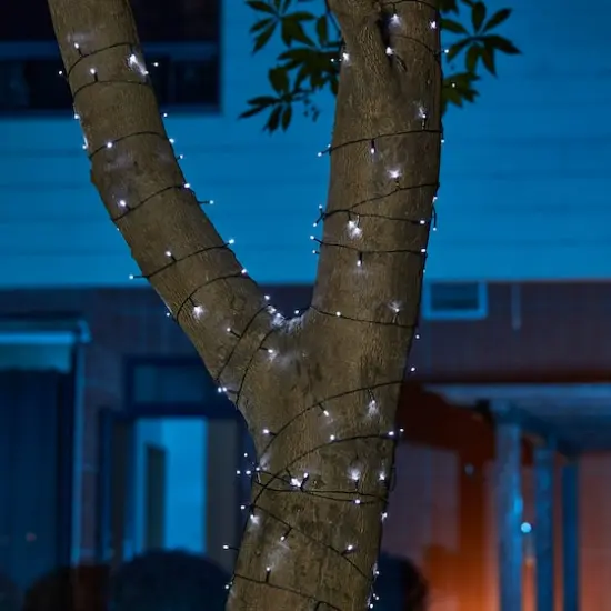 Glitzhome&reg; 72ft. 200ct. LED Solar String Light with 200 LED Lights, 2ct. {6}