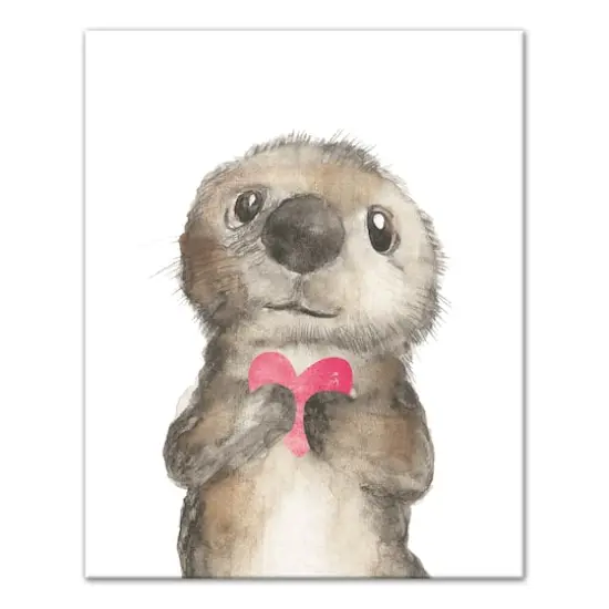 Otter Love Canvas Art {1}