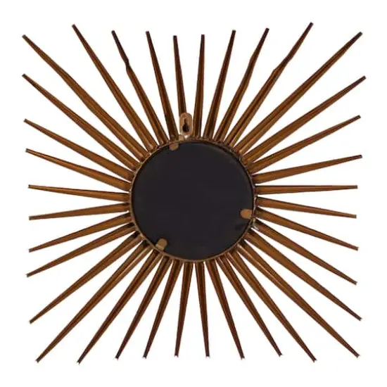 Gold Metal Rustic Wall Mirror Set {13}