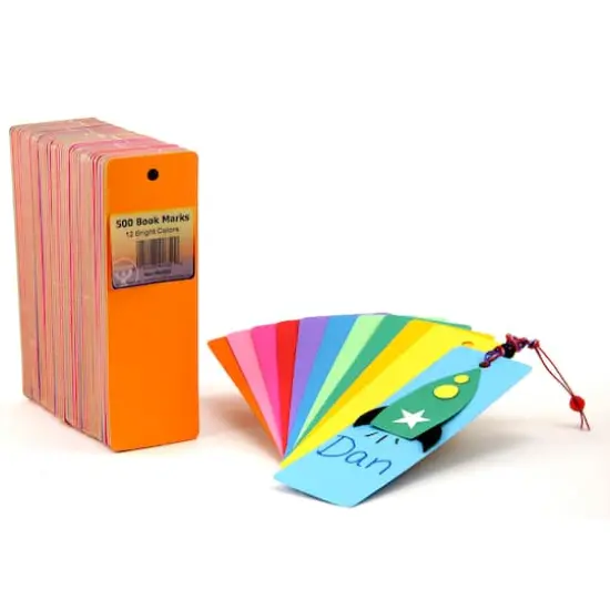 Hygloss&reg; Mighty Bright Bookmark, 500ct. {3}