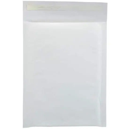 JAM Paper 6" x 8.5" White Kraft Bubble Lite Padded Mailers, 25ct. {4}