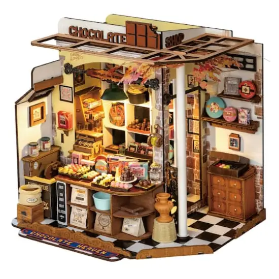 Rolife&reg; Henry's Chocolate DIY Miniature House Kit {1}