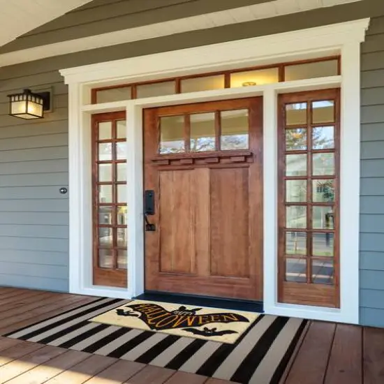 DII&reg; Happy Halloween Bat Doormat {4}