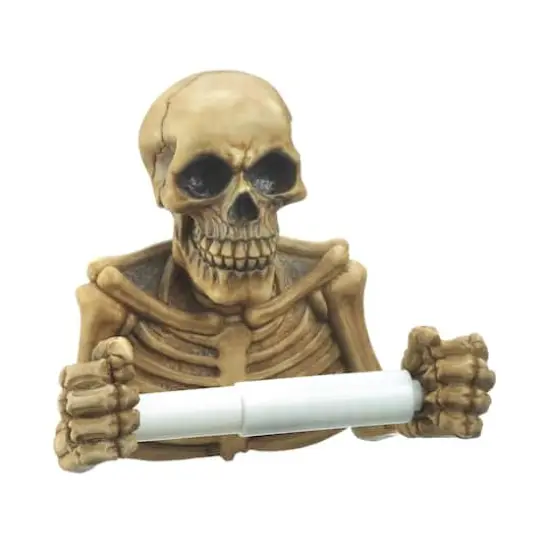 Skeleton Toilet Paper Holder 8.5" x 5" x 7.5" {1}
