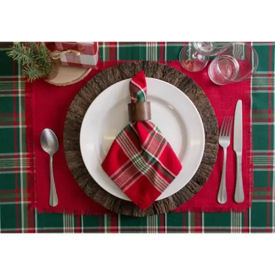 Tango Red Plaid Napkin, 6ct. {4}